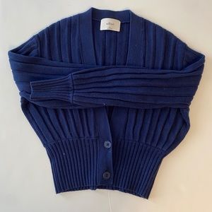 Aritzia Wilfred Plunge Front Cardigan